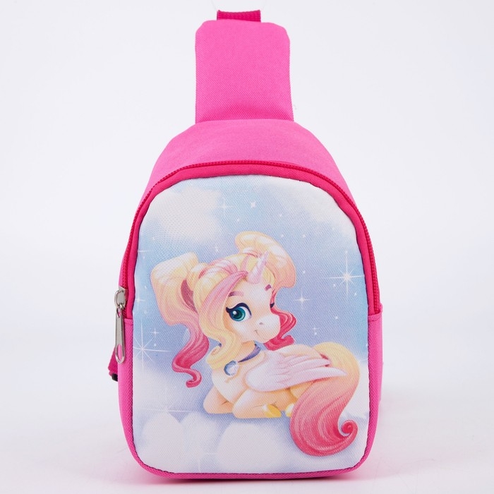 Сумка детская для девочки через плечо &laquo;Единорог&raquo;, 8 см х 13 см х 17 см