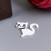 Декор для творчества дерево "Кошки чёрные и белые" набор 10 шт 2,5х2,5 см Декор для творчества дерево "Кошки чёрные и белые" набор 10 шт 2,5х2,5 см