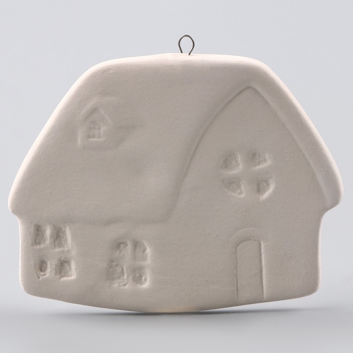 Новый год! Ёлочное украшение под раскраску &laquo;Хата&raquo;, с подвесом