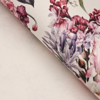 Бумага упаковочная крафт "Нежность", 70 х 100 см,1 лист, Бумага упаковочная крафт "Нежность", 70 х 100 см,1 лист,