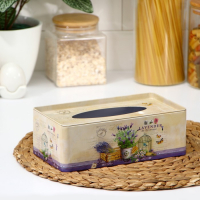 Подставка для салфеток &laquo;Лаванда&raquo;, 21,5&times;12&times;7,2 см