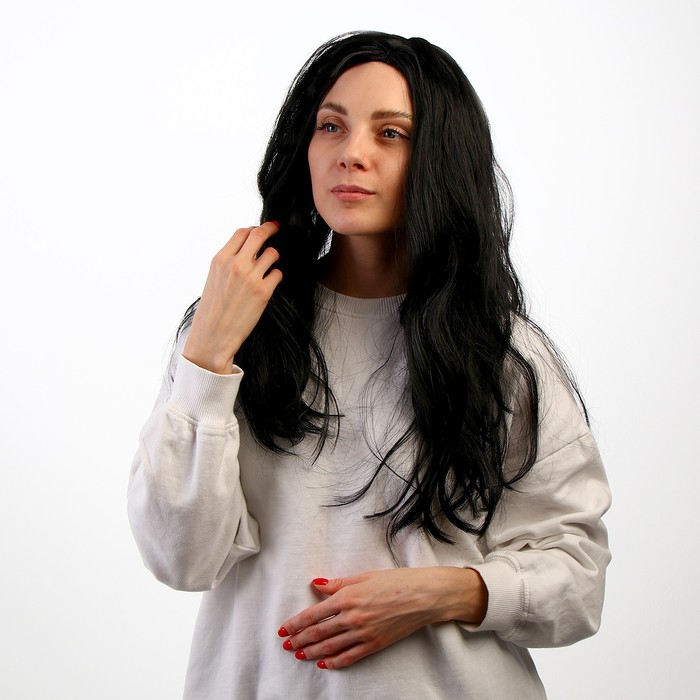 Карнавальный парик &laquo;Русалочка-брюнетка&raquo;, 140 г