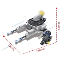 Конструктор Космос &laquo;Боевой дрон&raquo;, 3 в 1, 103 детали
