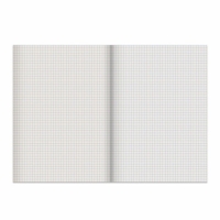 Тетрадь А4, в клетку, 80 листов STAFF, синяя