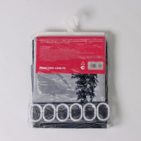 Штора для ванны Доляна &laquo;Сумерки&raquo; с люверсами, 180&times;180 см