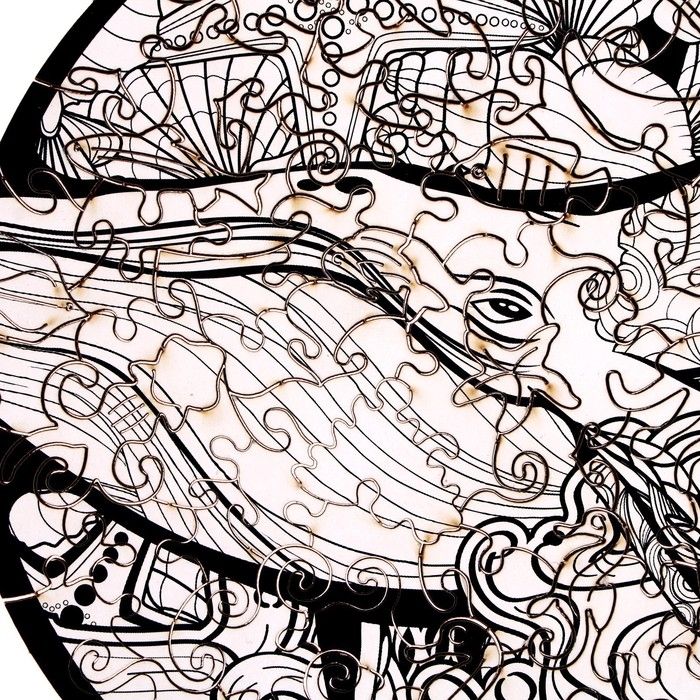 Пазл деревянный фигурный «Сила океана», 105 элементов Пазл деревянный фигурный «Сила океана», 105 элементов