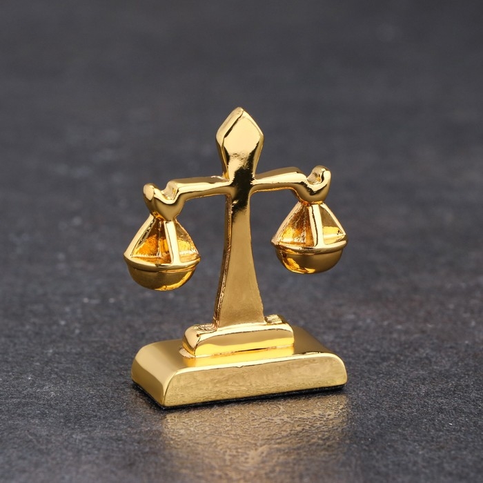 Сувенир знак зодиака "Весы", с кристаллами