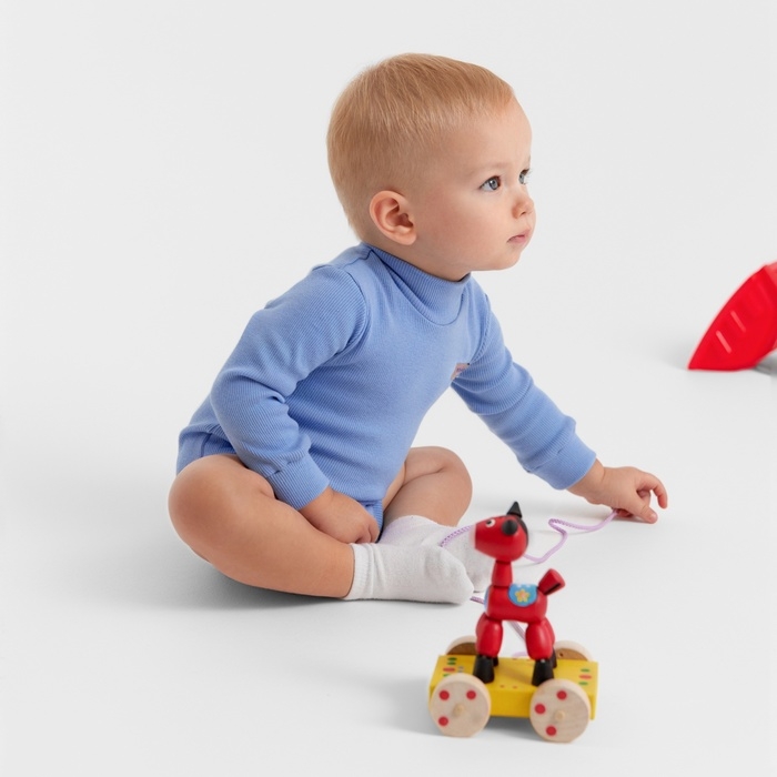 Боди-водолазка детская MINAKU, цвет пыльно-голубой, рост 80-86 см Боди-водолазка детская MINAKU, цвет пыльно-голубой, рост 80-86 см