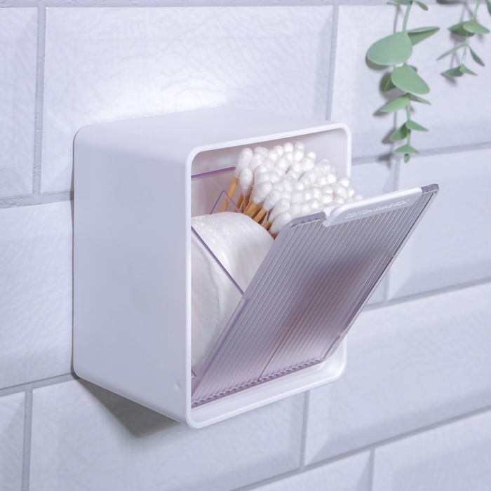 Органайзер для хранения, подвесной, 2 секции, 9,2 &times; 7 &times; 10,7 см, цвет МИКС