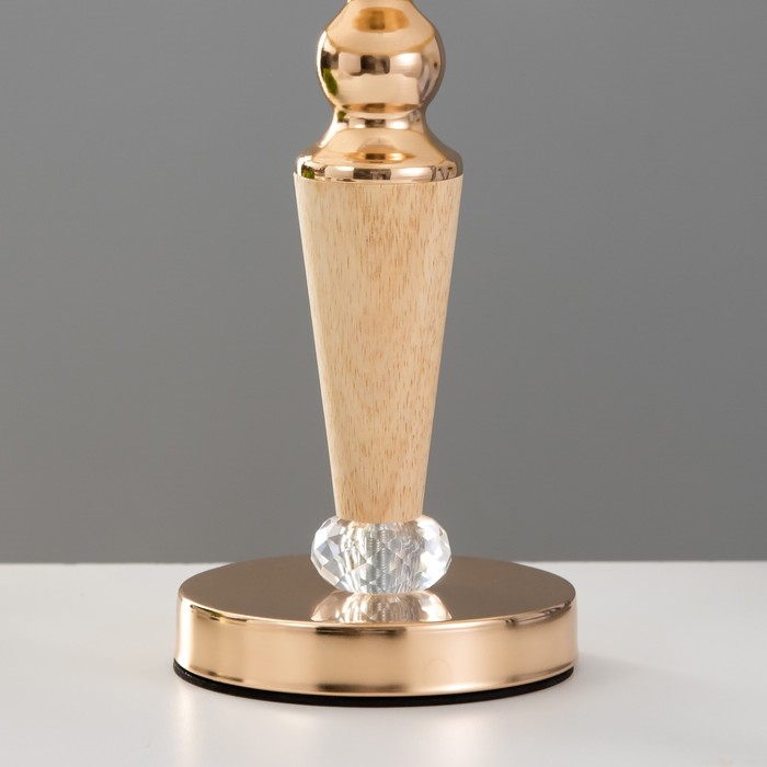 Настольная лампа "Фивея" Е27 40Вт золото 21х21х36,5 см RISALUX