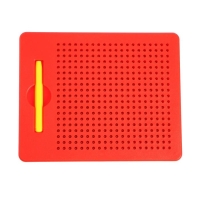 Планшет обучающий &laquo;Магнитное рисование&raquo;, 380 отверстий, цвет красный