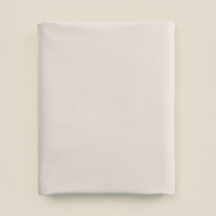 Простыня 300ТС SL Home Percale 235*260 см , цв.молочный, 100% хлопок