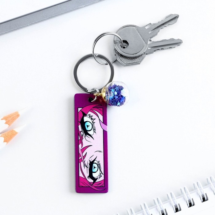 Брелок для ключей акриловый, пластина &laquo;Аниме&raquo;, 8 х 2 см