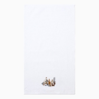 Полотенце махровое "Город в снегу" 30х60 см, 100% хлопок, 340 г/м2 Полотенце махровое "Город в снегу" 30х60 см, 100% хлопок, 340 г/м2