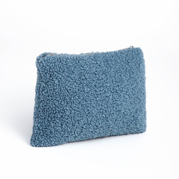Косметичка на молнии, TEXTURA, цвет голубой Косметичка на молнии, TEXTURA, цвет голубой