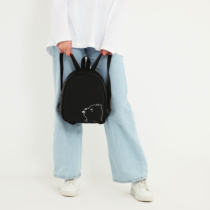 Рюкзак из искусственной кожи Bear 27х23х10 см Рюкзак из искусственной кожи Bear 27х23х10 см