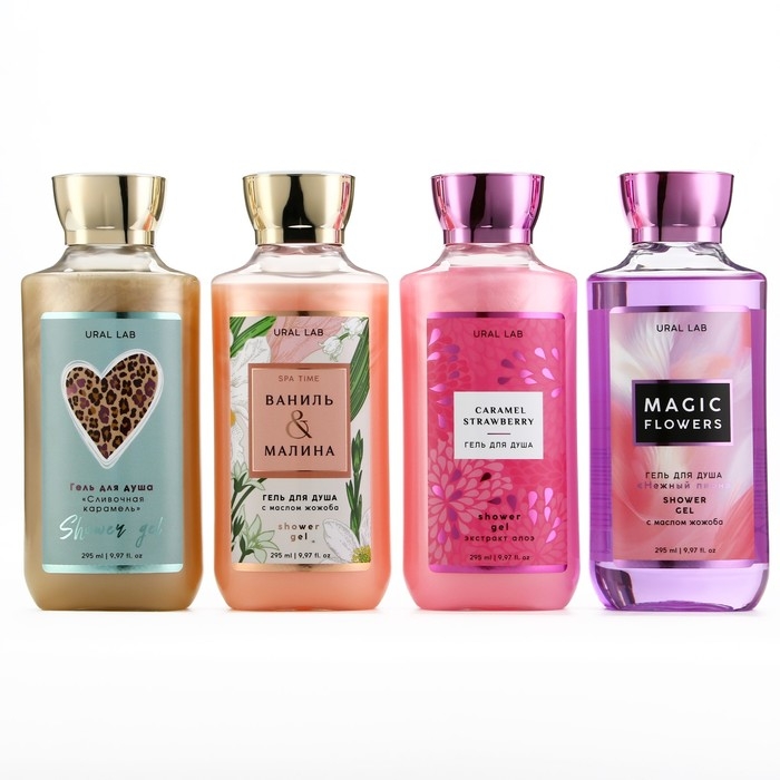 Гель для душа женский, 295 мл, аромат пиона, URAL LAB Гель для душа женский, 295 мл, аромат пиона, URAL LAB