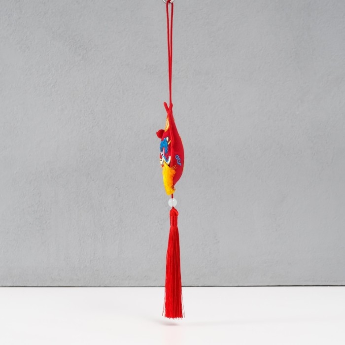 Подвеска-саше текстиль Подвеска-саше текстиль "Дракон" красная 2х7,5х24 см