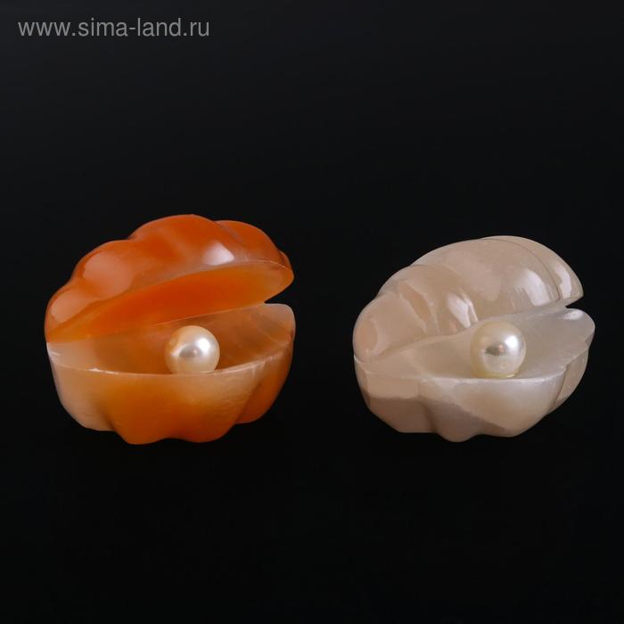 Сувенир &laquo;Жемчужина&raquo;, 6&times;4,5 см, селенит, микс