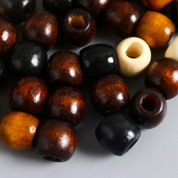 Набор деревянных бусин , 10х12 мм, (набор 40 шт) Набор деревянных бусин , 10х12 мм, (набор 40 шт)