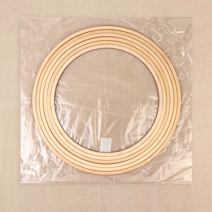 Набор основ для макраме &laquo;Круг&raquo;, d = 30-40 &times; 0,4 см, 6 шт