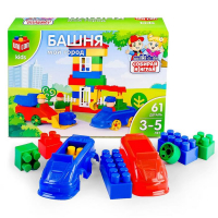 Конструктор &laquo;МОЙ ГОРОД: Башня&raquo;, 61 деталь