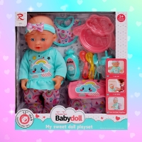 Пупс функциональный «Моя крошка» с набором аксессуаров Пупс функциональный «Моя крошка» с набором аксессуаров