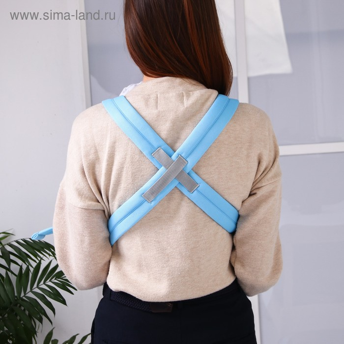 Рюкзак-кенгуру для малыша «Перья», от 3 до 10 кг., цвет голубой, Крошка Я Рюкзак-кенгуру для малыша «Перья», от 3 до 10 кг., цвет голубой, Крошка Я