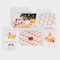 Набор подарочных коробок 6 в 1 «Happy New year», 20 х 12.5 х 7.5 ‒ 32.5 х 20 х 12.5 см, Новый год Набор подарочных коробок 6 в 1 «Happy New year», 20 х 12.5 х 7.5 ‒ 32.5 х 20 х 12.5 см, Новый год