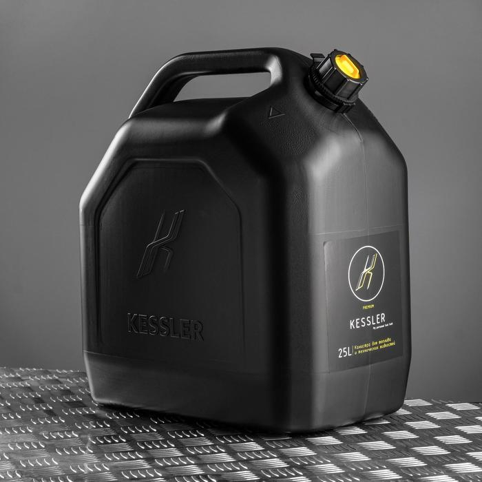 Канистра ГСМ Kessler premium, 25 л, пластиковая, чёрная Канистра ГСМ Kessler premium, 25 л, пластиковая, чёрная