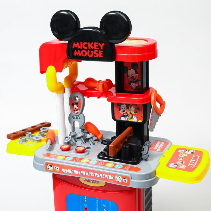 Набор строителя с инструментами в чемодане игровой Набор строителя с инструментами в чемодане игровой "Модуль", Микки Маус
