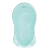 Ванна детская «Кролики» со сливом, 86 см, цвет бирюзовый Ванна детская «Кролики» со сливом, 86 см, цвет бирюзовый