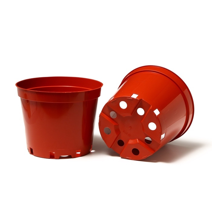 Горшок для рассады, 5 л, d = 22 см, h = 18 см, пластик, терракот, Greengo