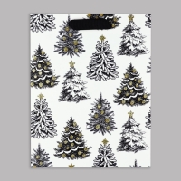 Пакет подарочный новогодний ламинированный &laquo;Зимняя сказка&raquo;, MS 23 x 18 х 10 см