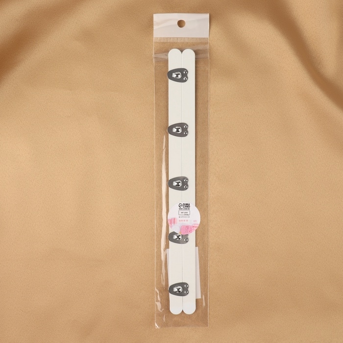 Бюск-застёжка для корсета, 25 см, цвет белый/серебряный