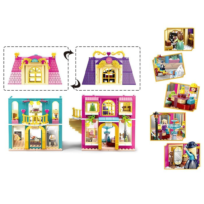 Конструктор Розовая Мечта &laquo;Дворец&raquo;, 526 деталей