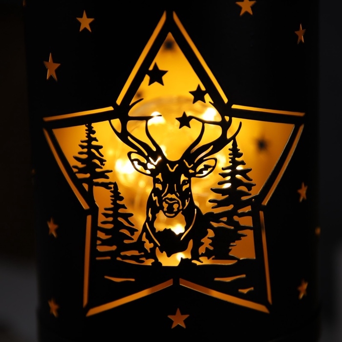 Фигура световая "Лесная сказка", 12.3x27.5см, 1LED. АААх3 (не в компл.), свечение тёплое белое