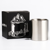 Термокружка, 180 мл, Туризм "Мастер К", сохраняет тепло 2 ч, 8 х 9.5 см, хром Термокружка, 180 мл, Туризм "Мастер К", сохраняет тепло 2 ч, 8 х 9.5 см, хром