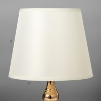 Лампа настольная "Адель" 1х40Вт Е27 220В золото 21х21х37 см RISALUX