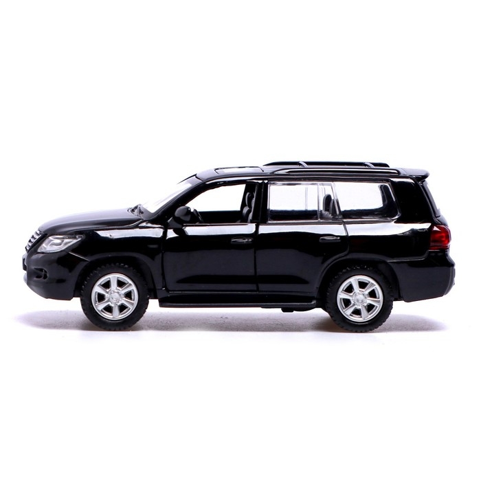 Машина металлическая LEXUS LX570, 1:43, инерция, открываются двери, цвет чёрный Машина металлическая LEXUS LX570, 1:43, инерция, открываются двери, цвет чёрный