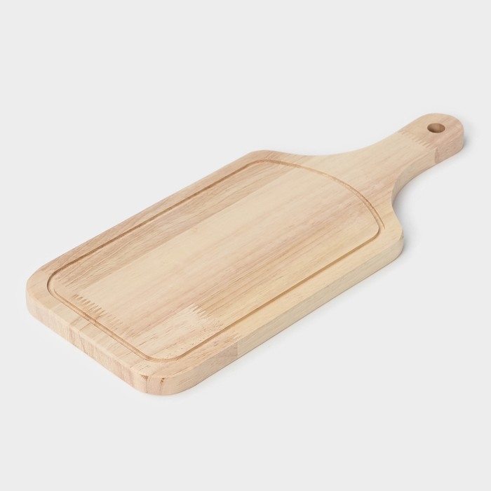 Доска для подачи Доляна &laquo;Дубрава&raquo;, 33&times;13,5 см, дуб