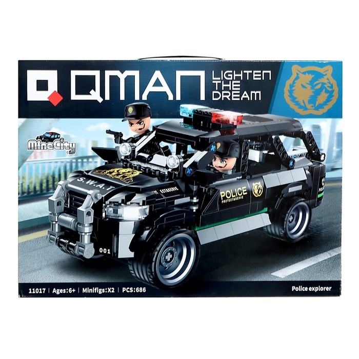 Конструктор Спецназ &laquo;Мобильный патруль&raquo;, 686 деталей