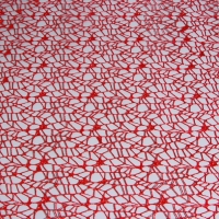 Упаковка для цветов "Паутинка с глиттером" красная, 48 см х 4,5 м Упаковка для цветов "Паутинка с глиттером" красная, 48 см х 4,5 м