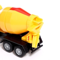 Грузовик металлический &laquo;КАМАЗ. Бетономешалка&raquo;, 1:54, инерционный, цвет красный