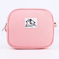 Сумка кросс-боди на молнии, цвет розовый