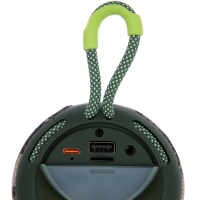 Портативная колонка Booms350, 7 Вт, 1200 мАч, подсветка, micro SD, хаки Портативная колонка Booms350, 7 Вт, 1200 мАч, подсветка, micro SD, хаки