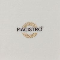 Тарелка глубокая фарфоровая Magistro «La Perle», 1 л, d=22,5 см, цвет белый Тарелка глубокая фарфоровая Magistro «La Perle», 1 л, d=22,5 см, цвет белый