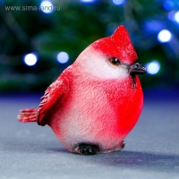 Фигура "Зимородок" красный 6х9х9см Фигура "Зимородок" красный 6х9х9см