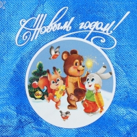 Пакет-мешок из нетканного материала &laquo;Новогодняя компания&raquo;, 25 х 32 см, Новый год