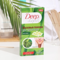 Восковые полоски для депиляции лица Deep Depil, с алоэ вера, 20 шт. Восковые полоски для депиляции лица Deep Depil, с алоэ вера, 20 шт.